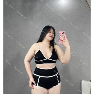 SET BIKINI ĐỒ BƠI ĐI BIỂN 3 MÓN  [TNT SHOP BIGSIZE 60KG 90KG]