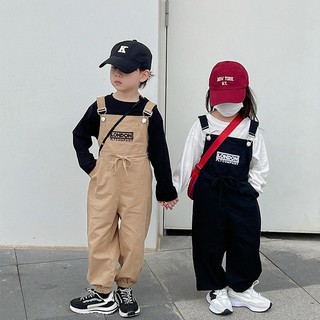 Quần yếm kaki dài jogger bé trai / bé gái