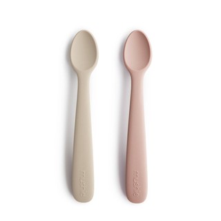 Set 2 thìa ăn dặm silicon Mushie