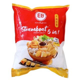 Combo viên thả lẩu hải sản 5 in 1 EB 500g thượng hạng