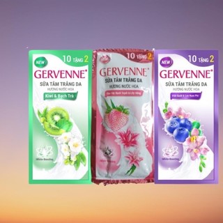 Dây 12 gói Sữa tắm dê Gervenne hương nước hoa