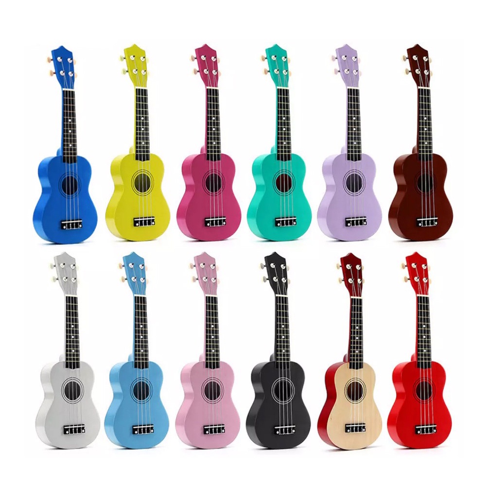Đàn Ukulele Soprano 21inch Nhiều Màu