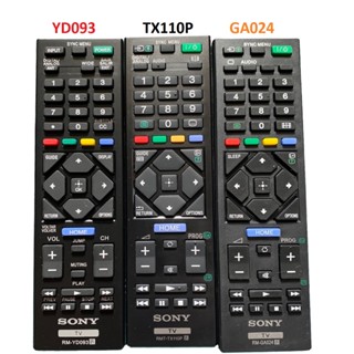 Điều khiển tivi Sony Smart chính hãng, không giọng nói, remote sony thường, bấm mót của tivi so ny RM-YD093 RMT-TX110P