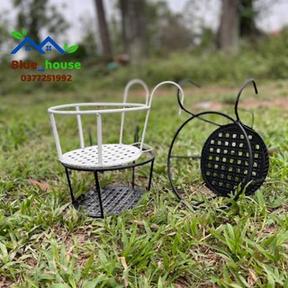 Giá sắt, giỏ treo hoa ban công, sơn tĩnh điện