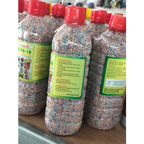 Phân bón tổng hợp NPK cho hoa và cây cảnh- lọ 500 gam