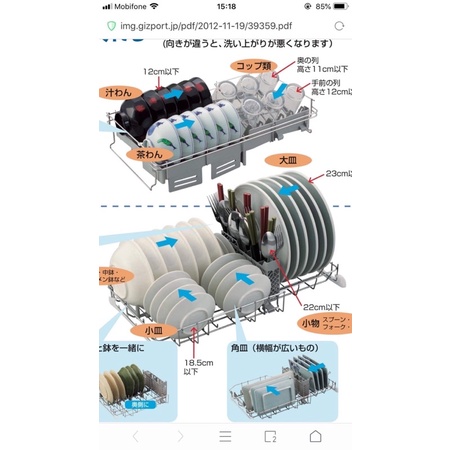 Máy rửa bát nội địa Nhật Vip Panasonic TM3 chuyên âm tủ