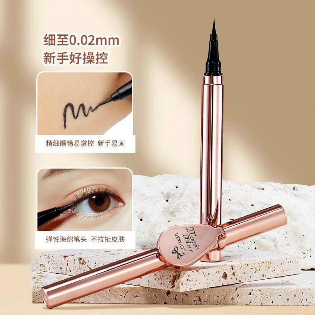 Bút Kẻ mắt nước WODWOD không lem không trôi kèm gương siêu tiện lợi