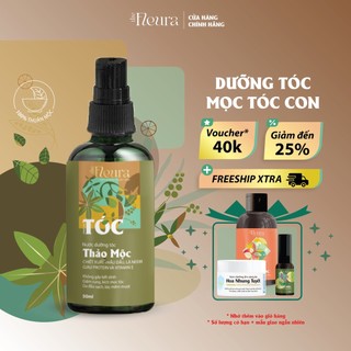 Xịt dưỡng tóc thảo mộc ngăn rụng tóc kích mọc tóc làm sạch da đầu xịt thơm tóc the fleura