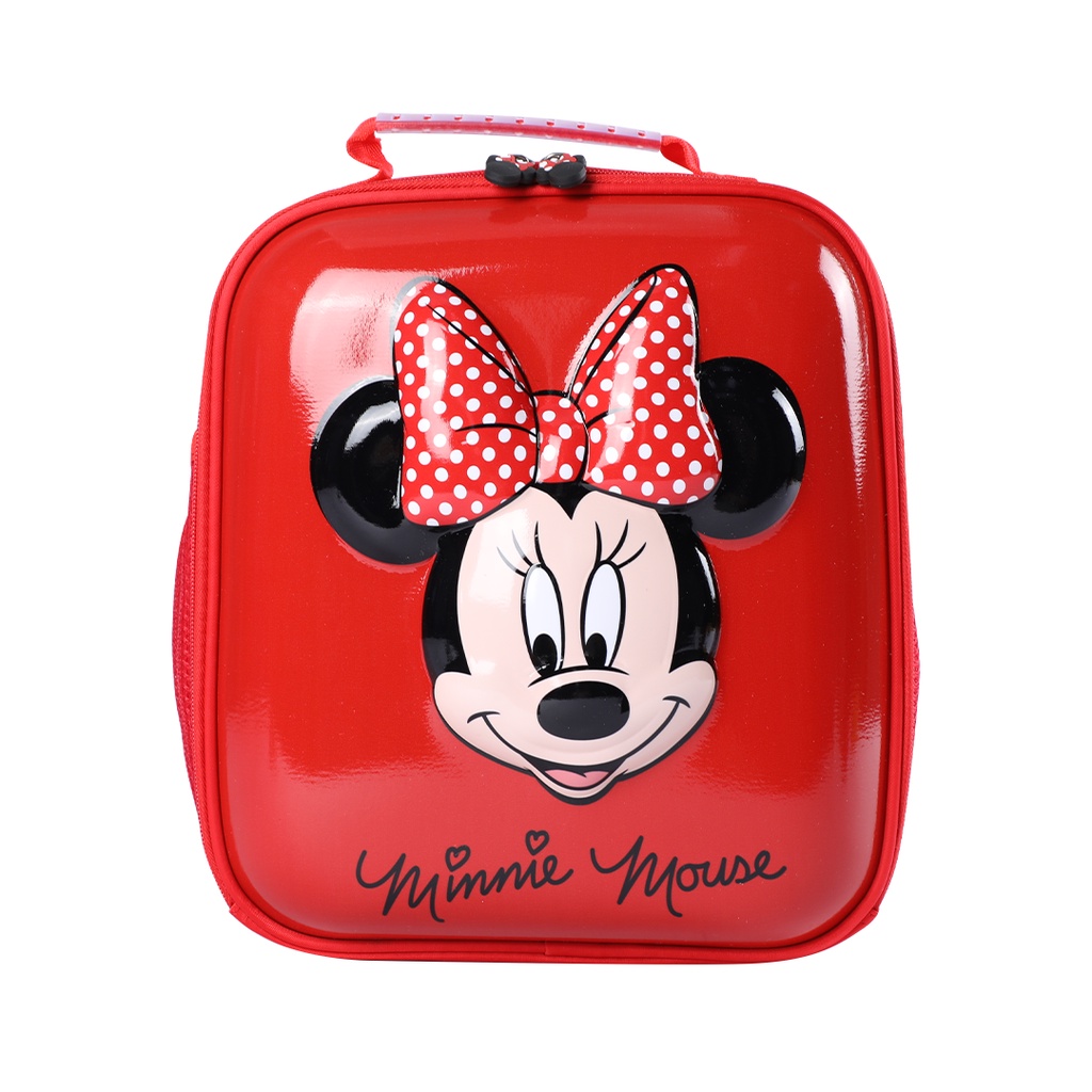 Balo Younik Minnie màu đỏ, nhà Disney chất lượng cao dành cho bé mẫu giáo, tiểu học
