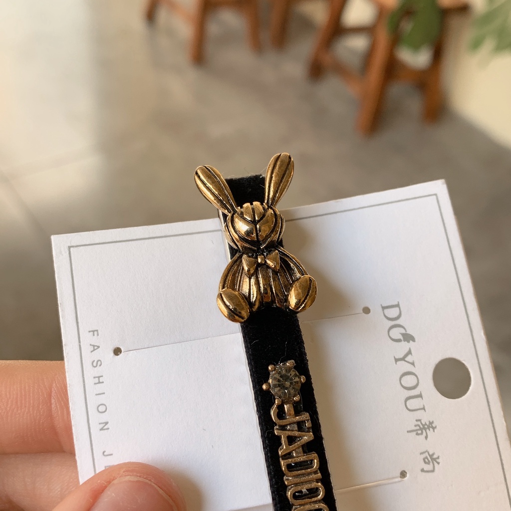 Kẹp Tóc Nữ Jadioo Hình Thỏ Thiết Kế Thanh Lịch