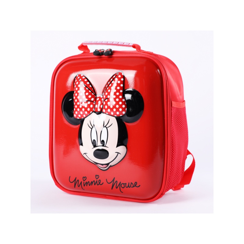 Balo Younik Minnie màu đỏ, nhà Disney chất lượng cao dành cho bé mẫu giáo, tiểu học