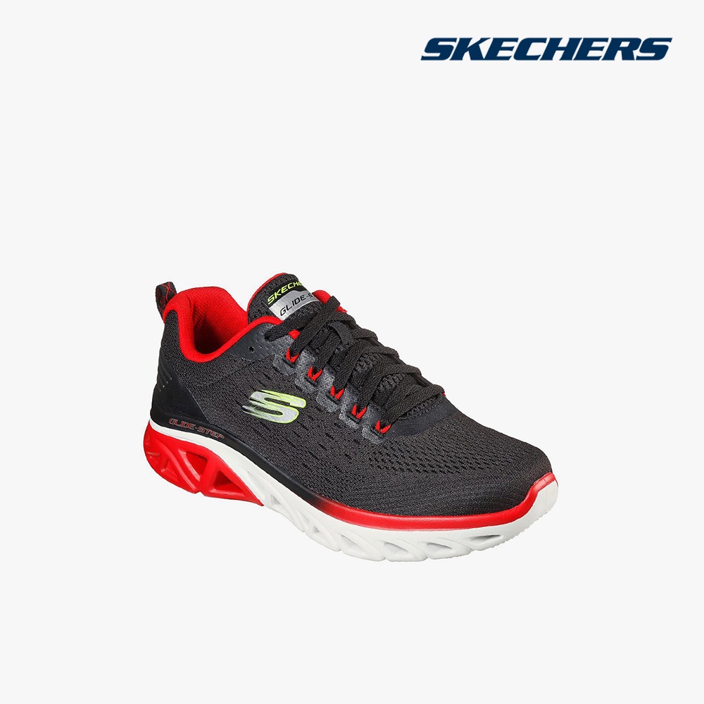 SKECHERS - Giày sneakers nam cổ thấp thắt dây Glide Step Sport 232269-BKMT