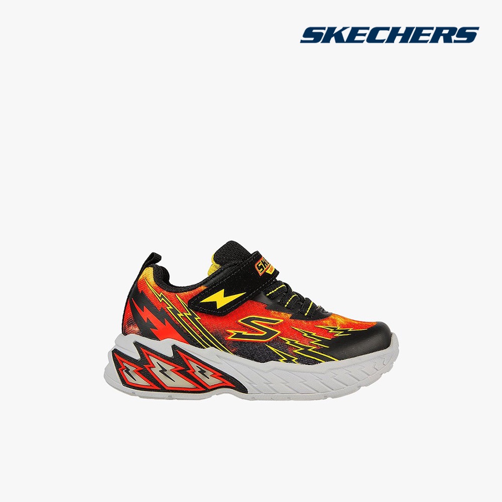 SKECHERS - Giày sneakers bé trai cổ thấp thắt dây Light Storm 2.0 400150N-BKRD