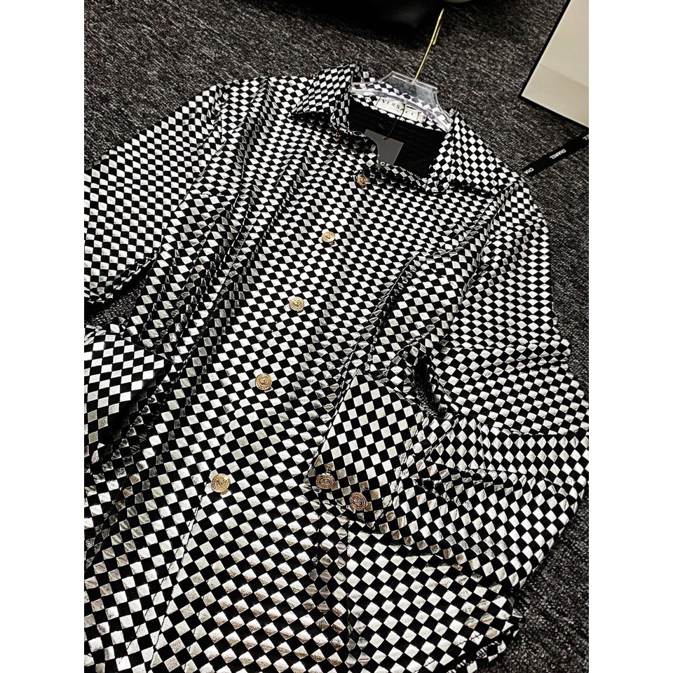 Sơ Mi Lụa Nhũ Cao Cấp nhà Vy Anh