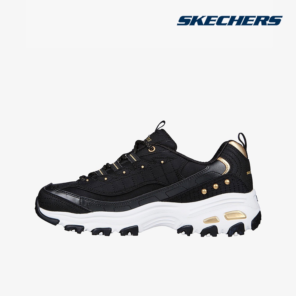 SKECHERS - Giày thể thao nữ cổ thấp D'Lites 149267-BKGD