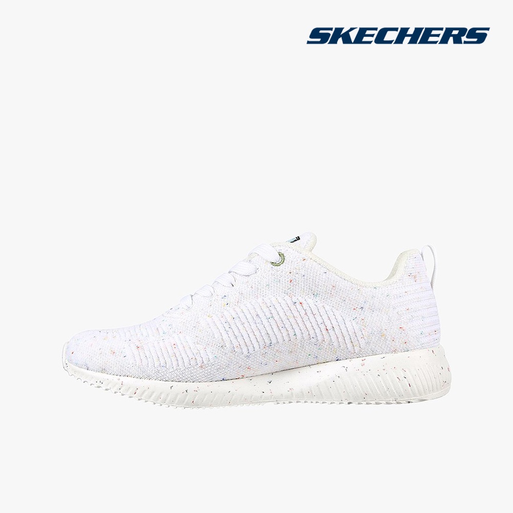 SKECHERS - Giày thể thao nữ cổ thấp BOBS Squad 117282-WHT