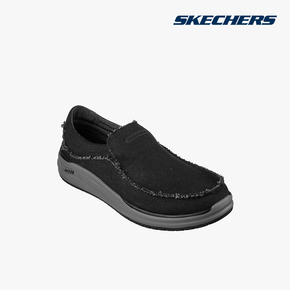 SKECHERS - Giày slip on nam Arch Fit Melo 204602-BLK