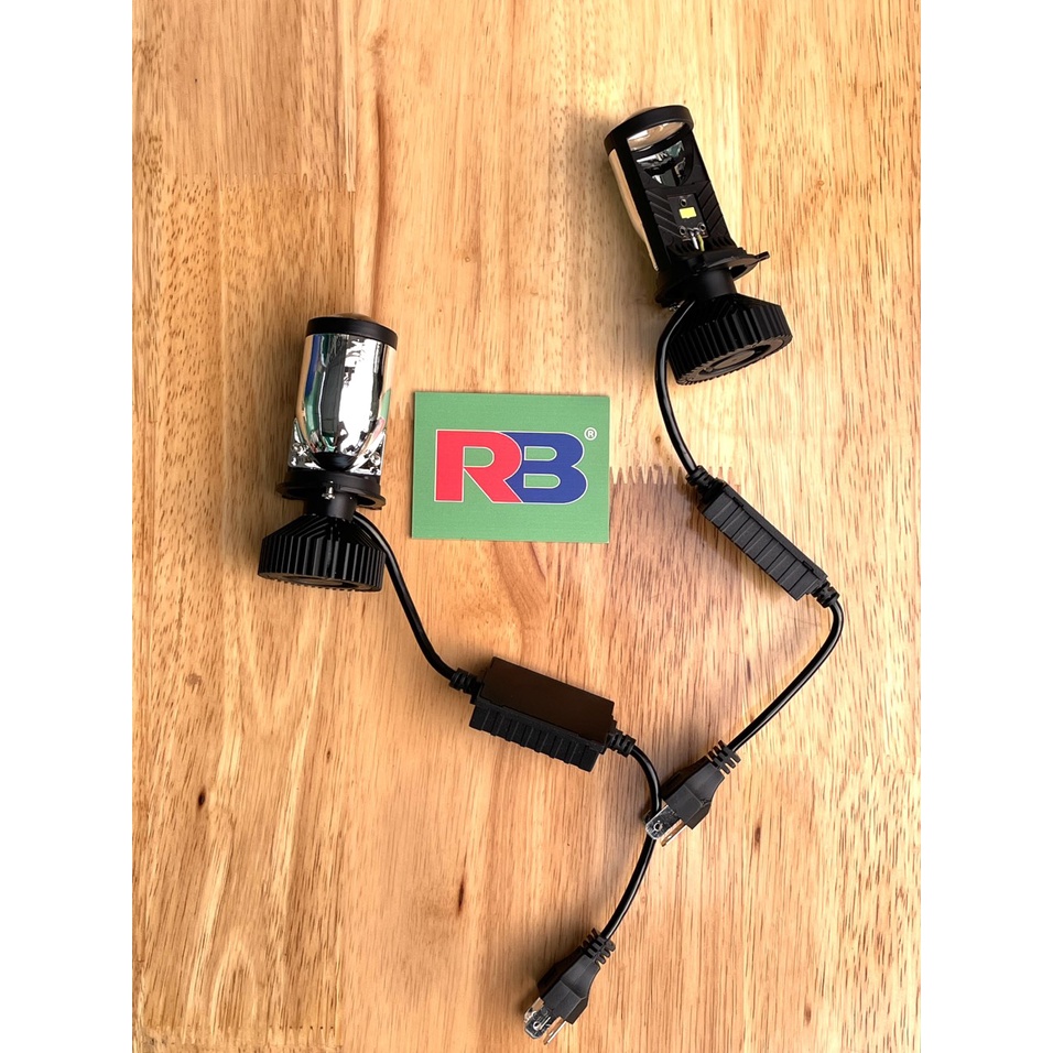 Đèn Pha LED Bi Cầu Mini H4 T9 Công Xuất 35w Lắp Ô tô, Xe Máy- Bảo Hành 12 Tháng Chính Hãng