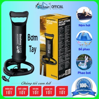 Bơm hơi bằng tay Bestway đi cắm trại du lịch 62002 dùng cho bơm hồ bơi, phao bơi, nệm hơi , thuyền hơi