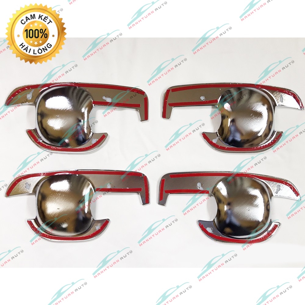 Ốp tay nắm, hõm cửa xe Toyota Innova 2006 - 2016 hàng mạ crom cao cấp