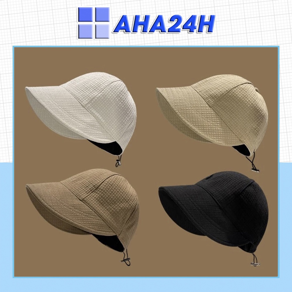 Mũ bucket dáng lưỡi trai chống nắng chất nón nỉ nhung thời trang unisex nam nữ AH1729