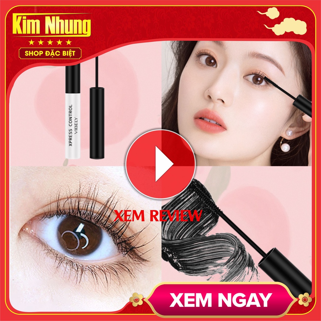 Mascara lông mi Làm dài mi Mã hóa kéo dài Kéo dài thời gian kéo dài Trang điểm mắt không thấm nước