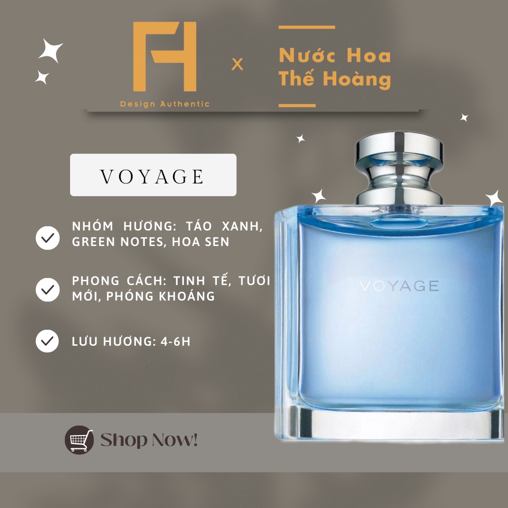 Nước hoa nam Nautica Voyage EDT chiết 10ml, 20ml - Nước Hoa Thế Hoàng