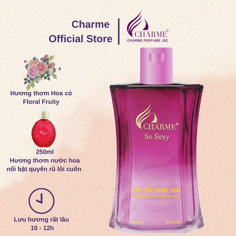Sữa tắm hương nước hoa Charme So Sexy 250ml
