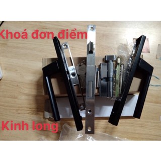 Khoá tay gạt đơn điểm KINLONG - Khoá tay gạt cửa nhôm XingFa