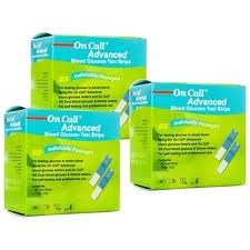 (DATE XA) Que test thử tiểu đường ONCALL ADVANCE ( 25 test )