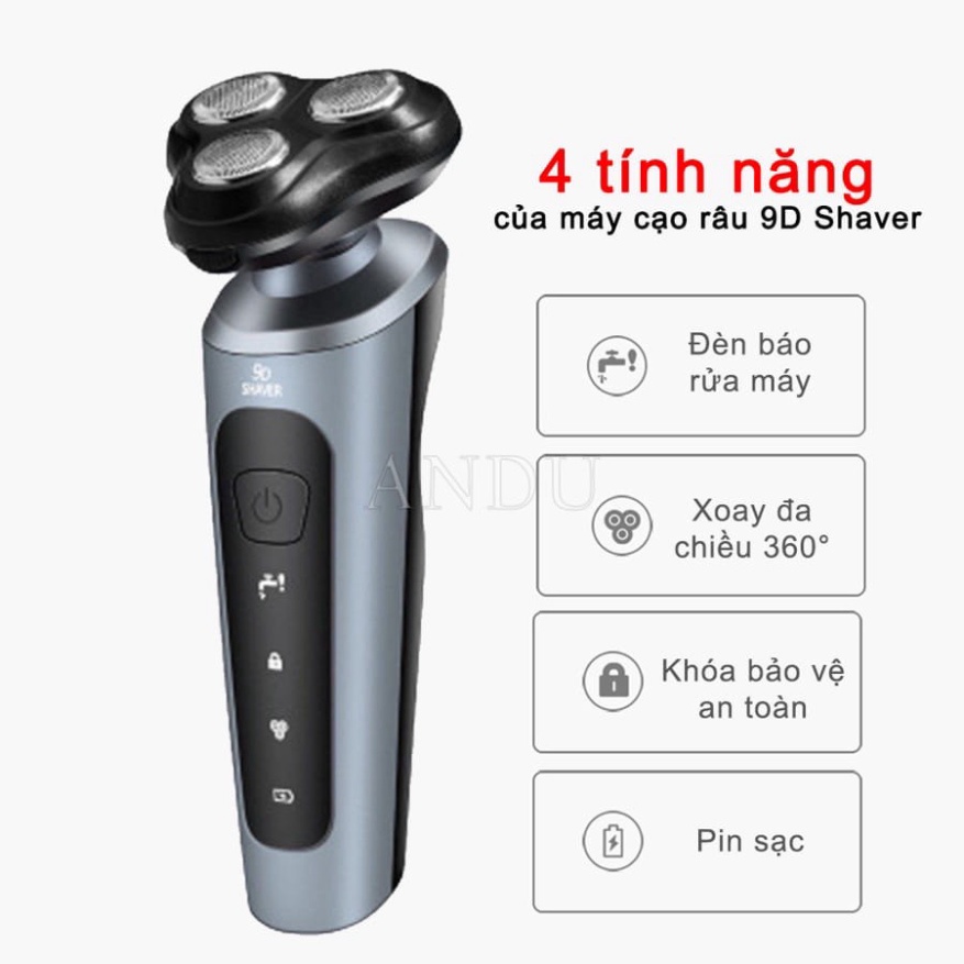 Máy cạo râu đa năng 4 trong 1 chống nước chuẩn IPX7 hàng cao cấp chính hãng nam U9142