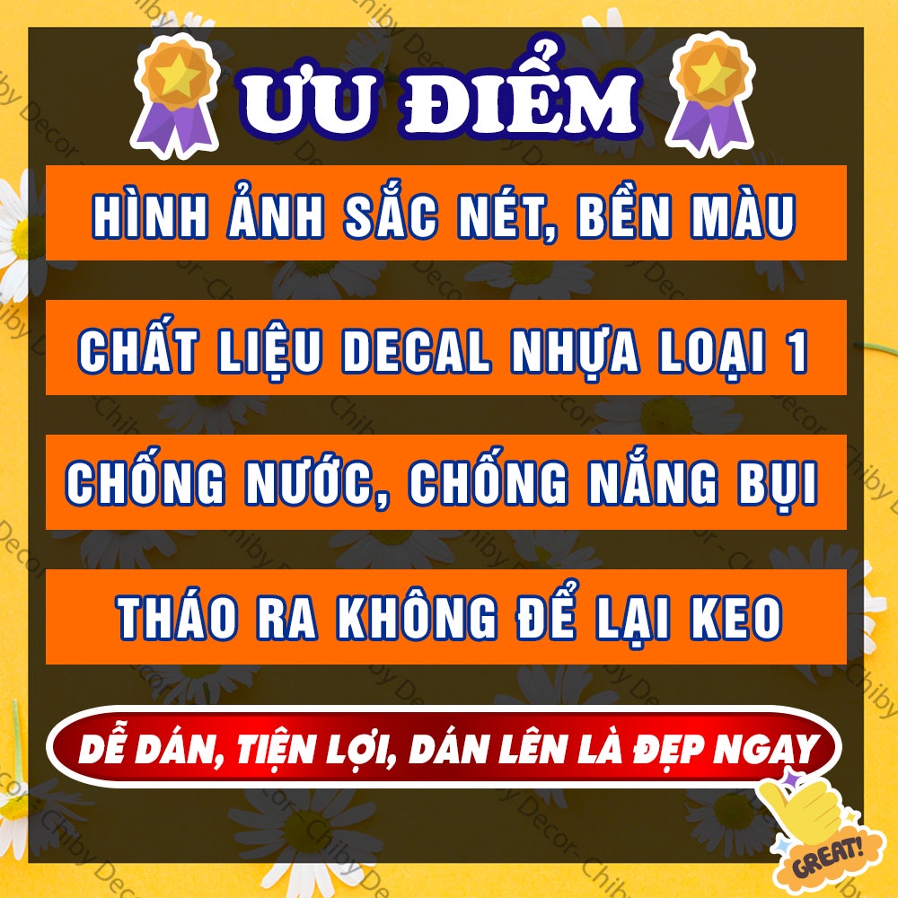 Decal Trang Trí Quán Bán Vì Đam Mê 🌈 Sticker Chống Nước, Cắt Sẵn, Tranh Dán Tường, Hình Dán Kính, Tường, Quầy