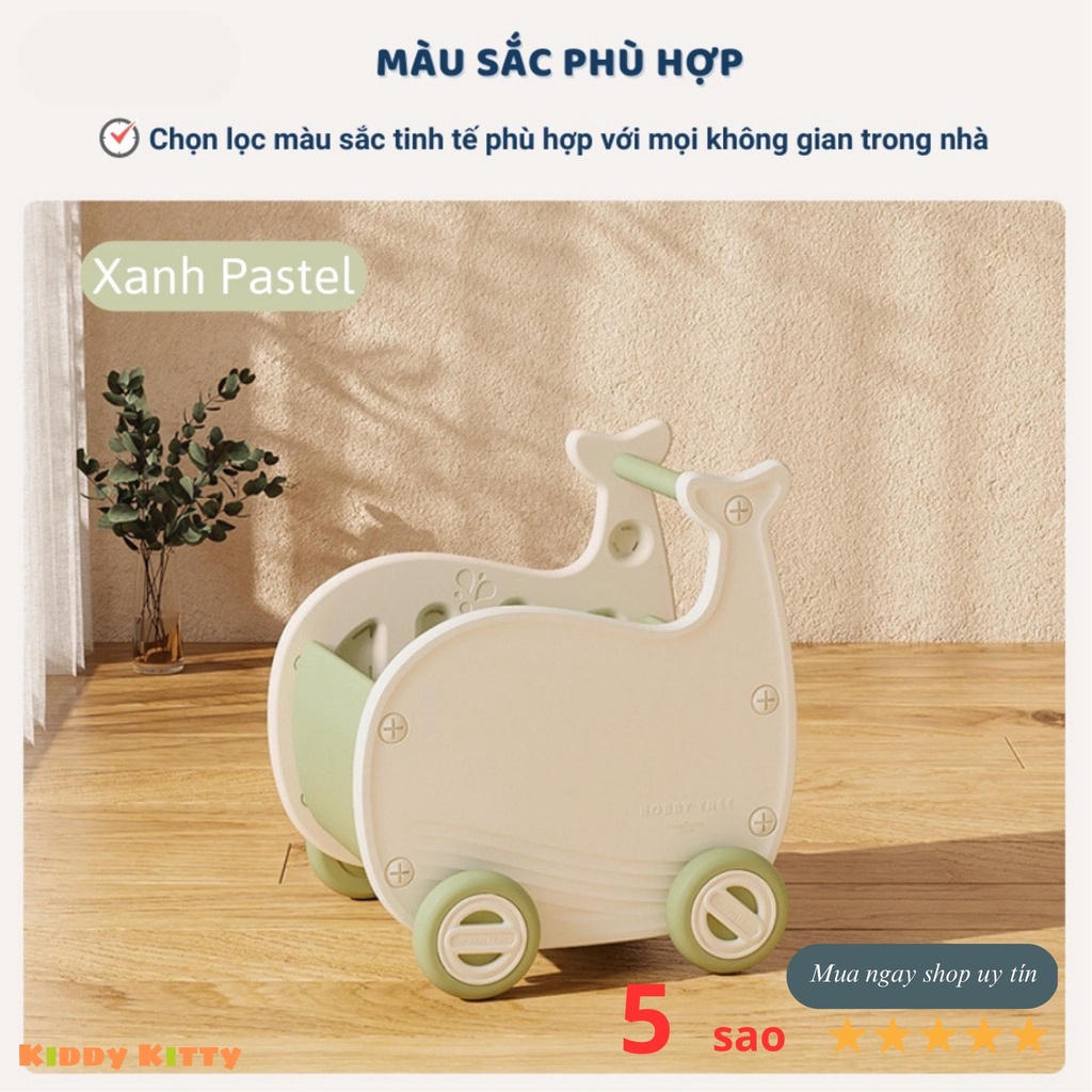 Xe tập đi cho bé MumKid có chứa giỏ đựng đồ chơi đa năng 4 chế độ- MK022