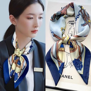Khăn lụa choàng cổ size 70*70 - khăn lụa banada hot hit