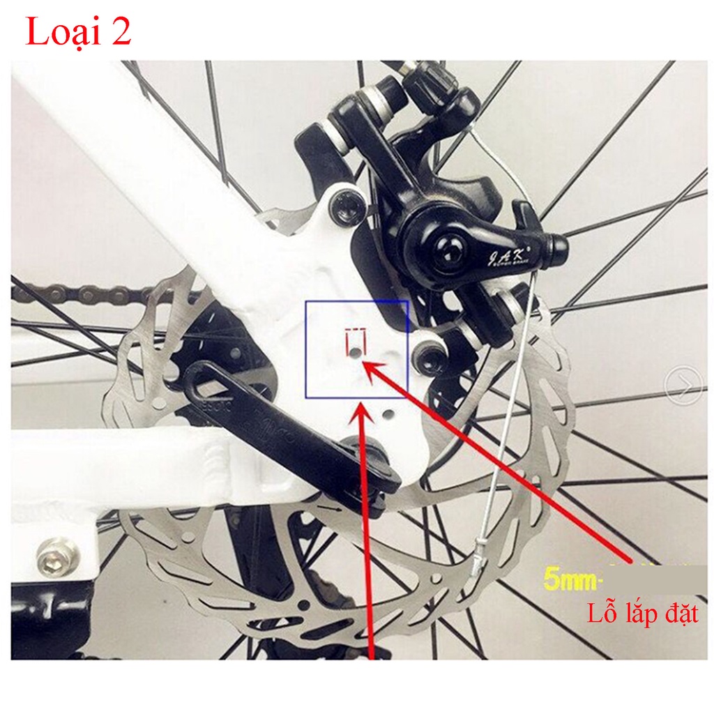 Để chân xe đạp