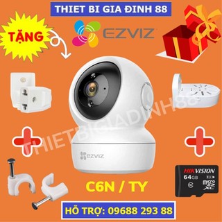 Camera WiFi Trong Nhà Ezviz C6N TY2 C6W 2MP 1080P / 4MP 2K Siêu Net - Xoay 360 độ Chính Hãng 24TH