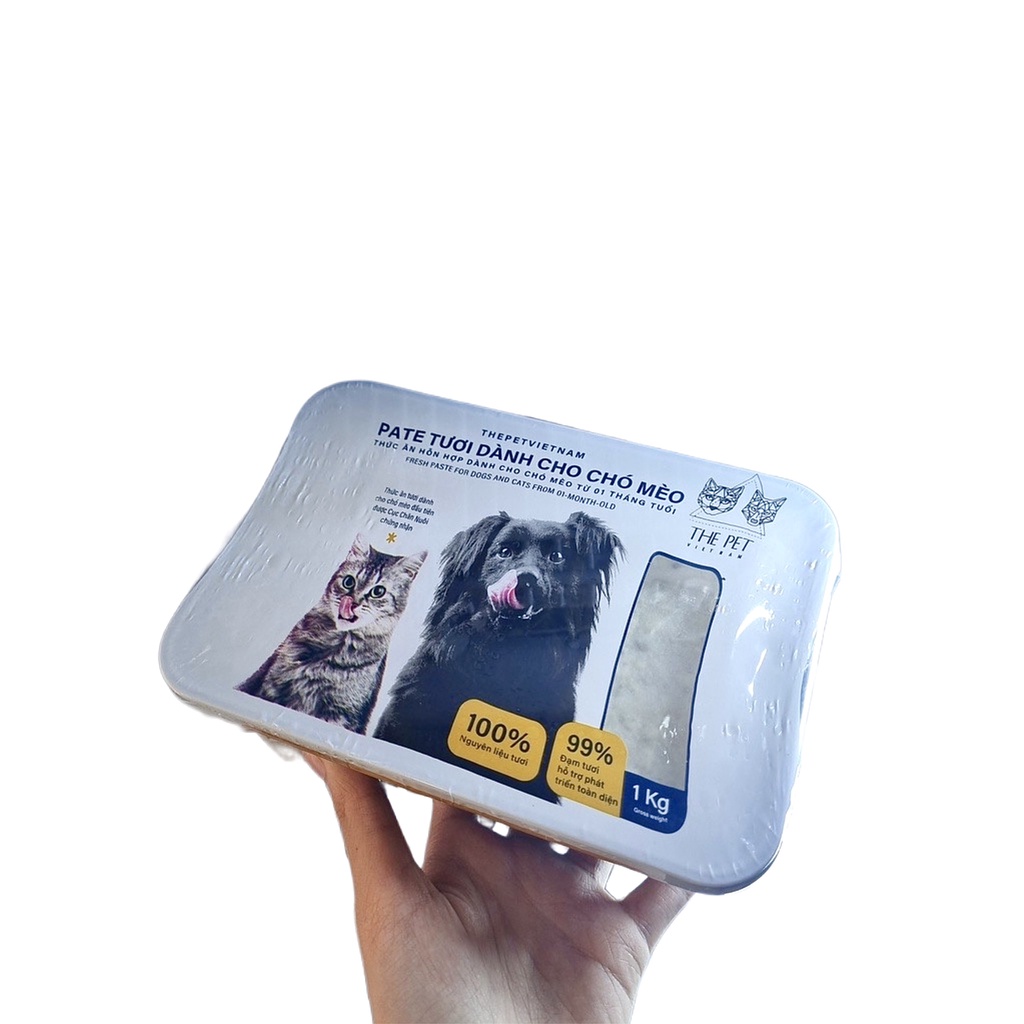 Pate Tươi Cho Chó Mèo The Pet - Hộp 1kg