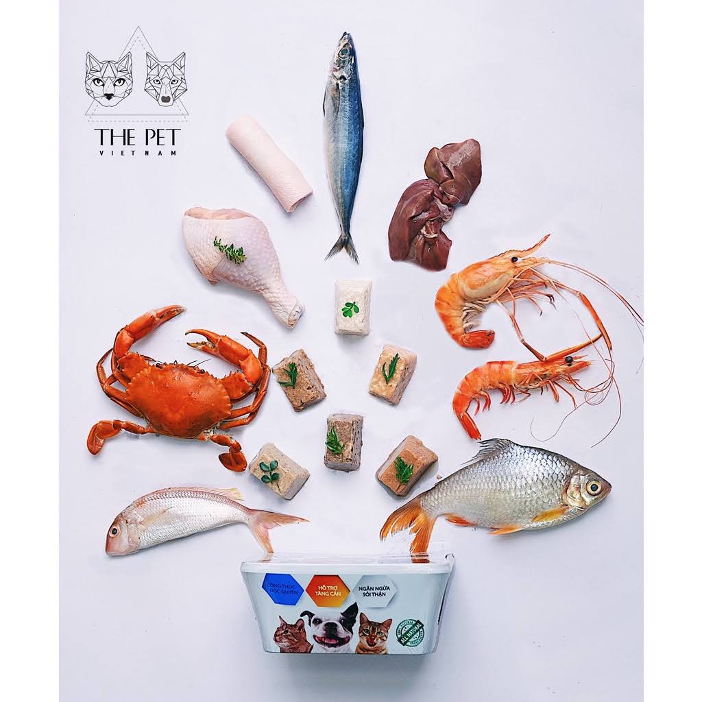 Pate Tươi Cho Chó Mèo The Pet - Hộp 1kg