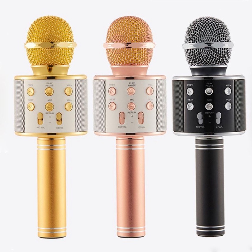 Micro karaoke bluetooth cầm tay không dây tiện dụng chất lương cao,loa