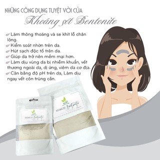 Khoáng sét Bentonite Clay 500g