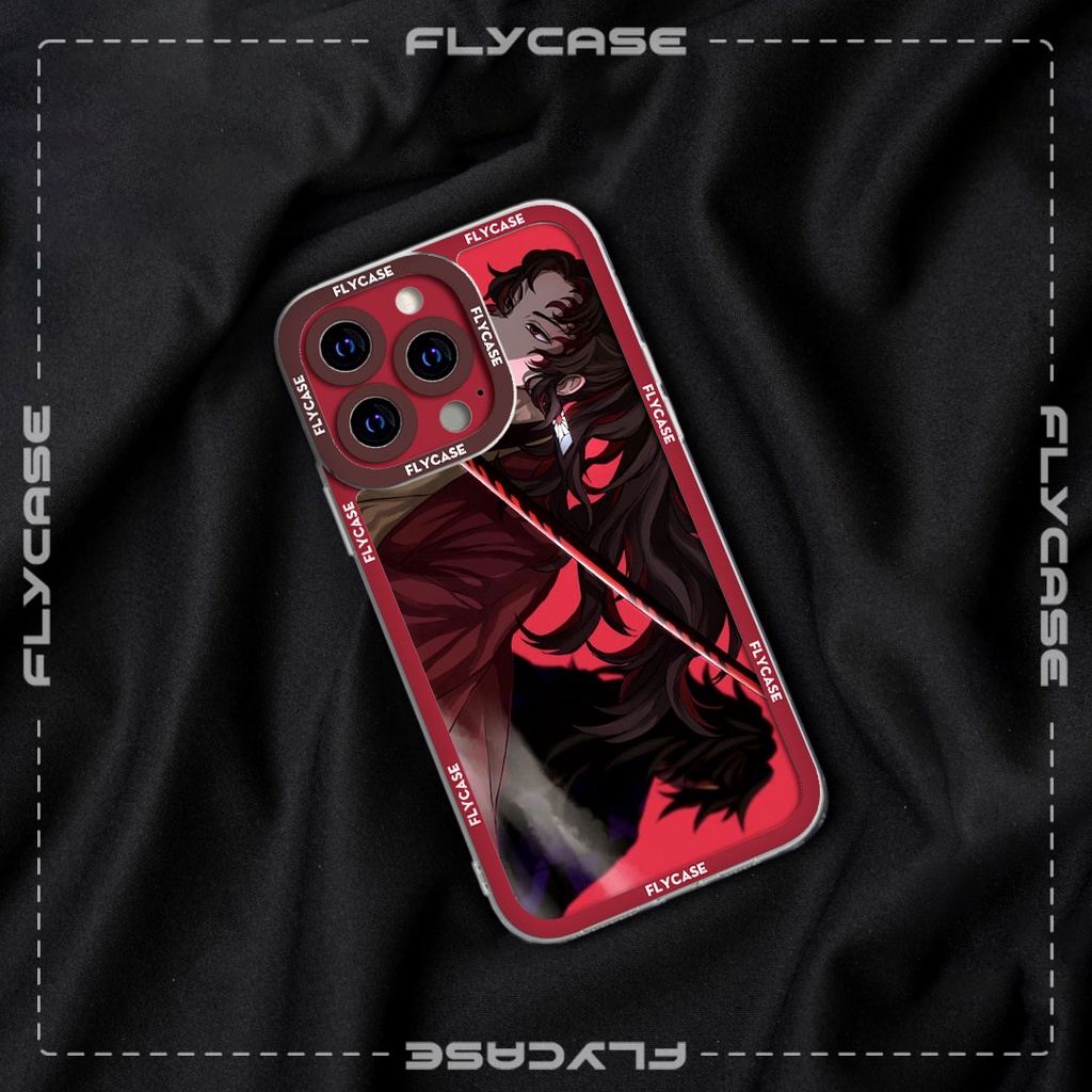 Ốp lưng iphone cạnh vuông Casefly kimetsu no yaiba demon slayer Yoriichi 6plus/6s//7/7plus/8/8plus/x/xs/11/12/pro/promax