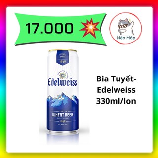 Nsx 02/2023 - date 11/2023 - 💥 bia tuyết-edelweiss 330ml/lon 💥