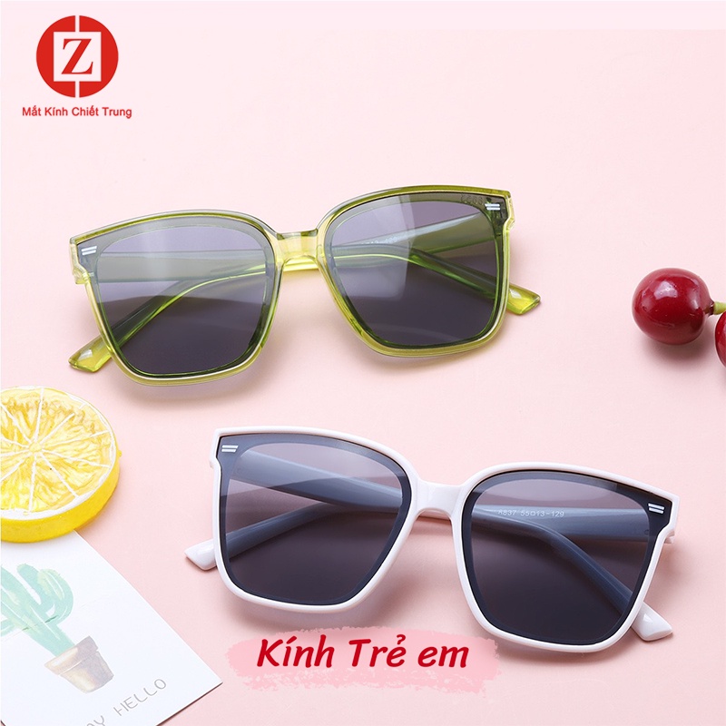 Kính em bé Quốc Dân form vuông bầu, tròng kính 2 lớp siêu bền tạo độ tương phản mã H8837