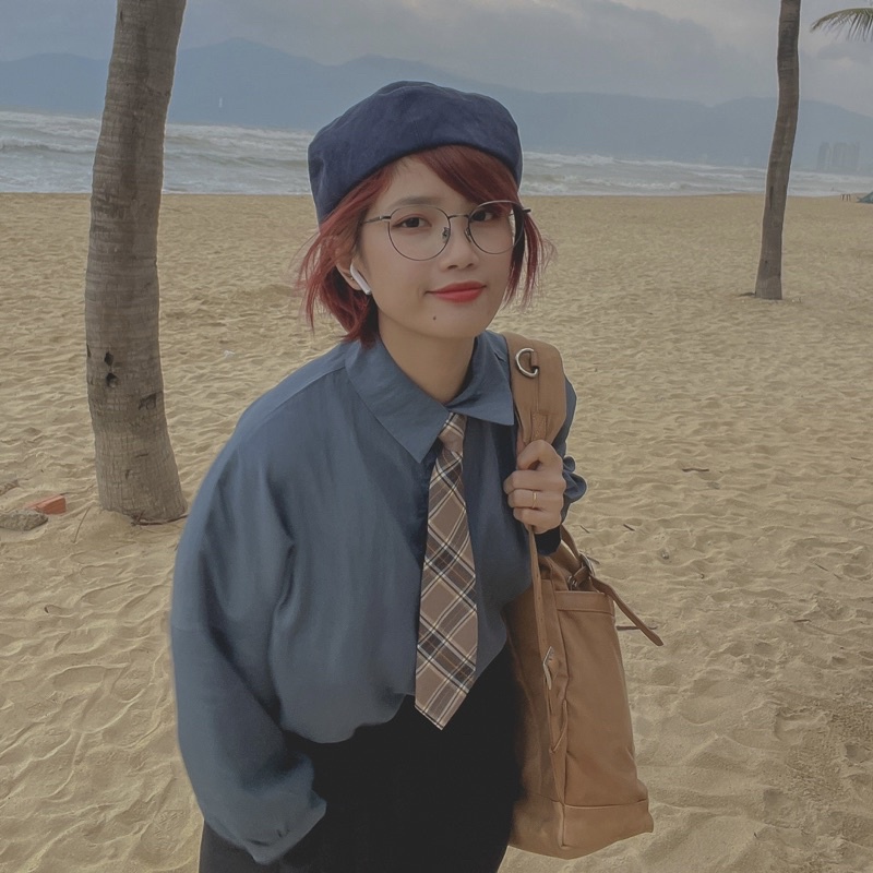 Caravat mix áo Moé