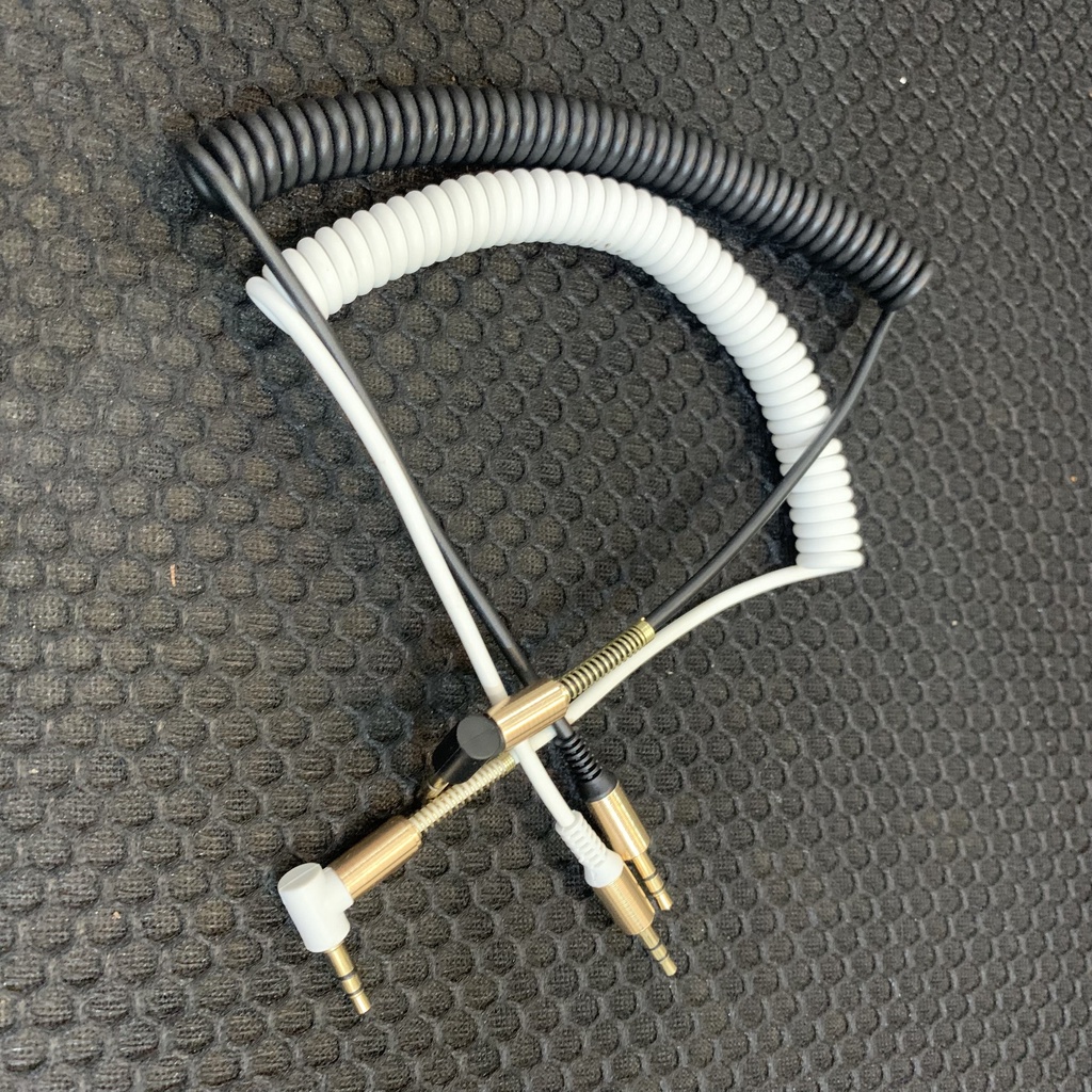 Dây 3.5, Cáp 3.5, Cáp kết Nối Âm Thanh 3.5 Dài 1.5m hình Xoắn Ốc