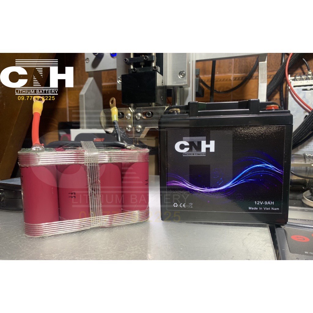 Bình ắc quy Lithium 12V-9Ah Chuyên cho xe độ