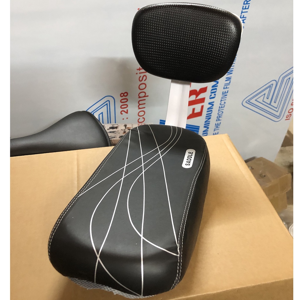 Đệm baga xe đạp có tựa lưng