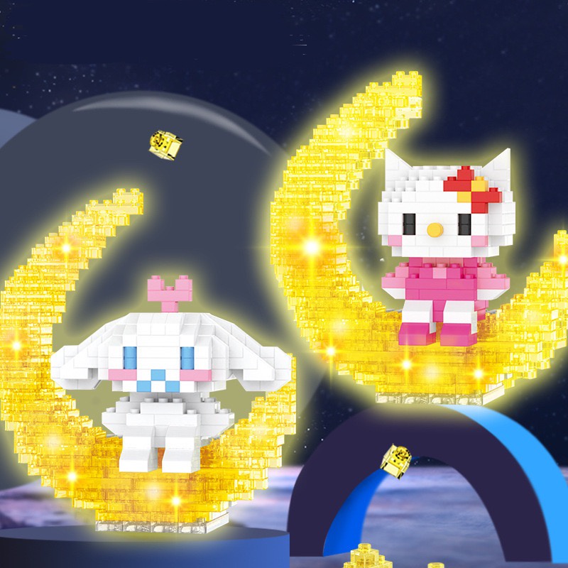 Đồ Chơi Mô Hình Lắp Ráp Phát Sáng Dễ Thương