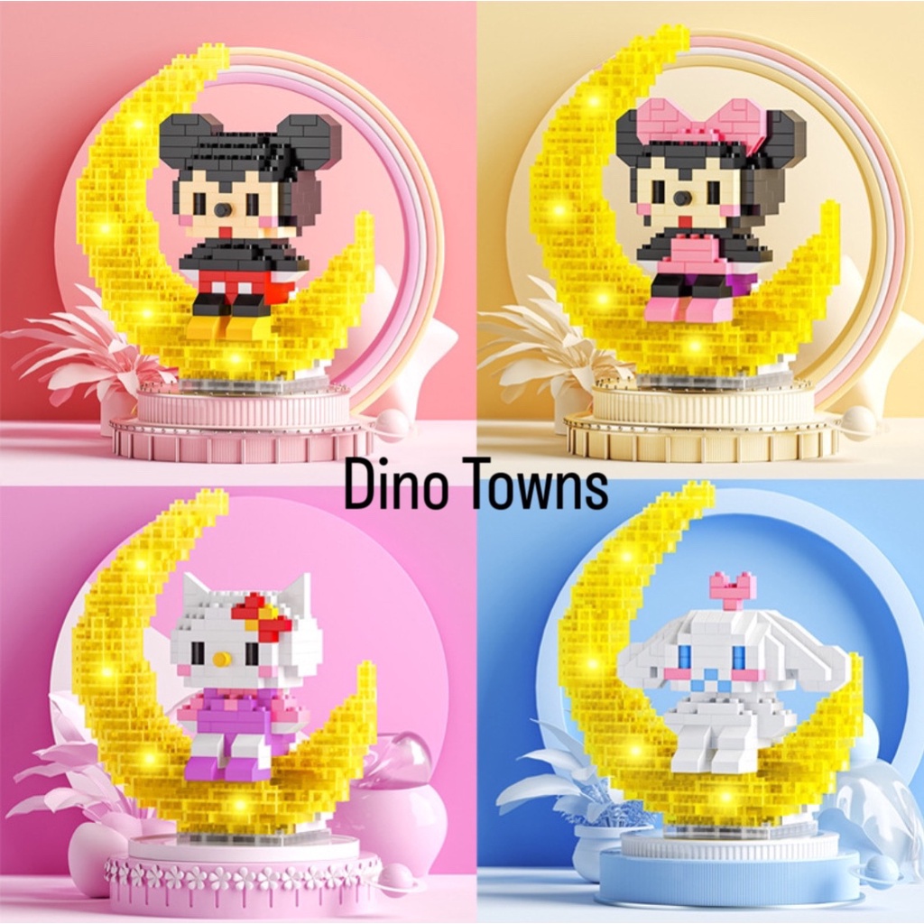 Đồ Chơi Mô Hình Lắp Ráp Phát Sáng Dễ Thương