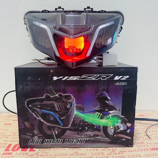 Bi cầu led ma racing 1.5 lắp sẵn trên chóa exciter 150/2019, y15zr v2
